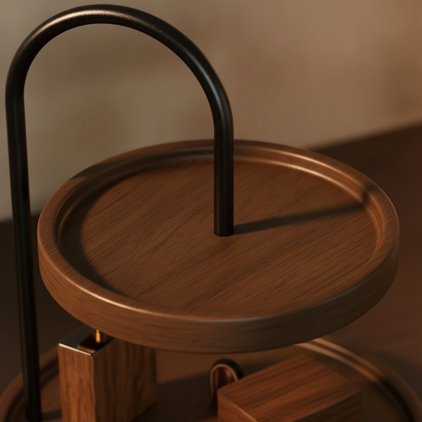 vassoio-in-legno-di-gomma-con-struttura-in-metallo-organizer-da-scrivania-compatto-portaoggetti-moderno-rustico