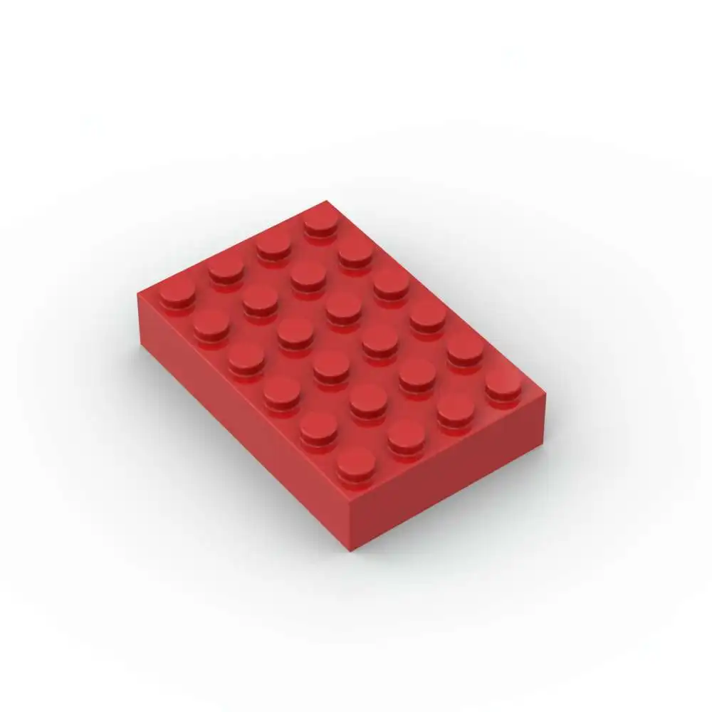 MOC 1 قطعة 2356 4x6 الطوب اللبنات عدة منزل القلعة متوافق تجميع فكرة الجسيمات لتقوم بها بنفسك لعب الأطفال هدايا عيد ميلاد الطفل