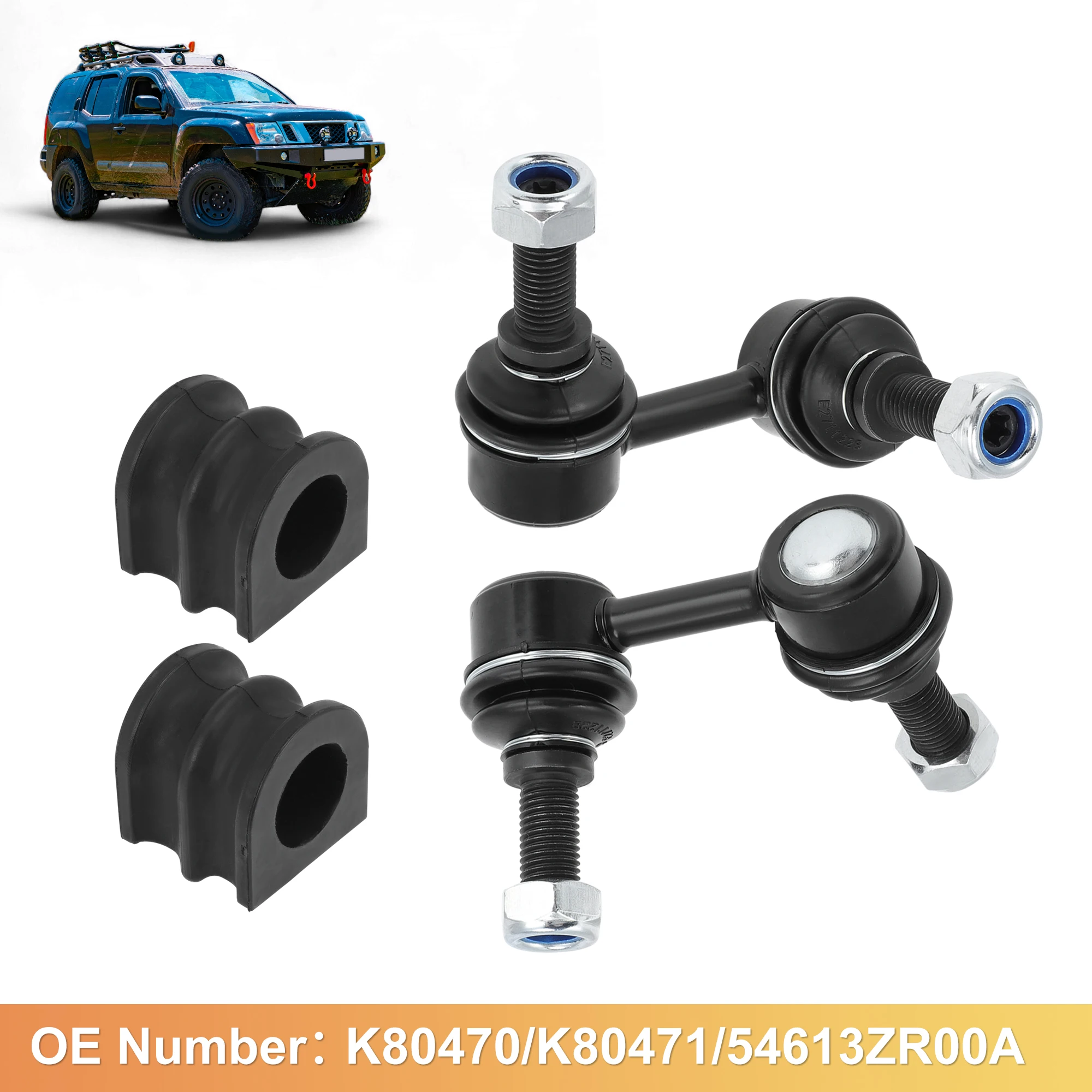 

UXCELL No K80470/K80471 Комплект передних звеньев стабилизатора поперечной устойчивости для Nissan Frontier Xterra Pathfinder