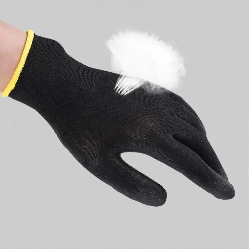 3 Pairs Electric Shock Safety Protective Gloves Pu Electrician Work Anti-static Gloves Protective Tools Insulation