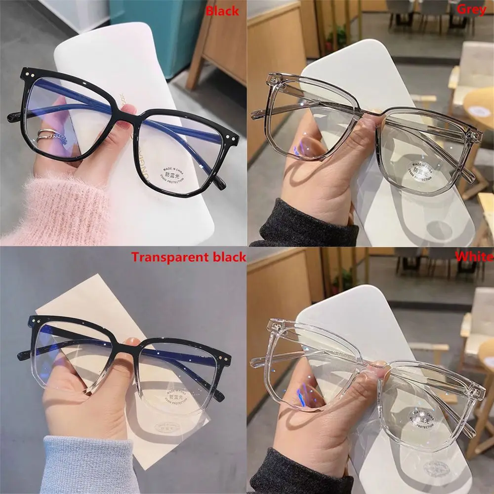 Vintage Portable Eye Protection Computer Goggles Anti-Blue Light Glasses Eyeglasses Ultra Light Frame
