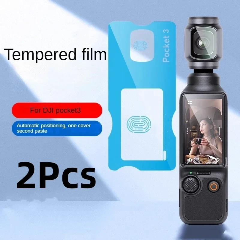 For DJI OSMO Pocket3 Tempered Glass Screen Protector  Coating Automatic Positioning Pocket 3