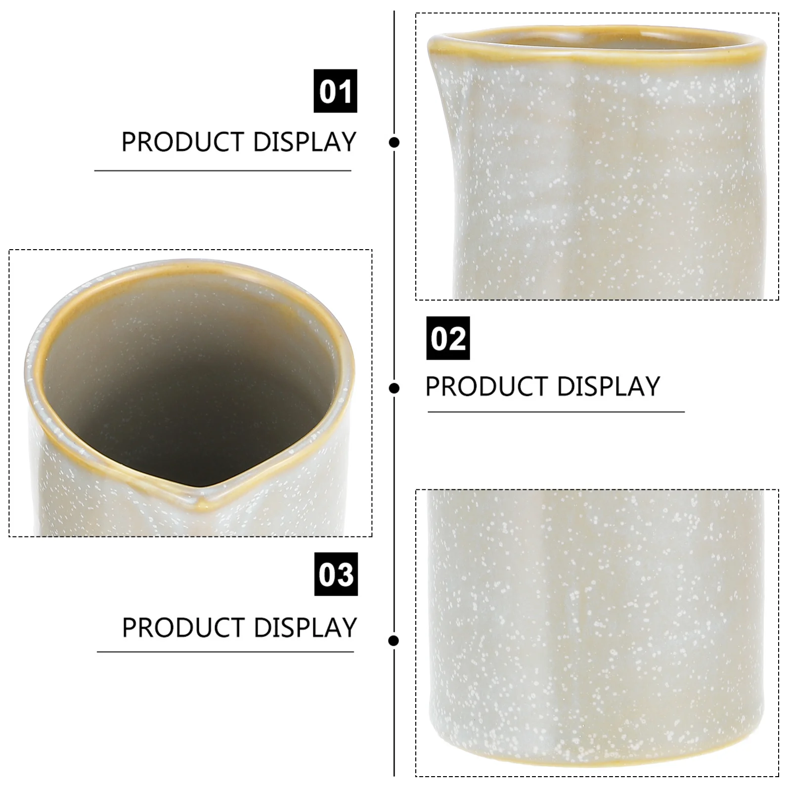 

1 комплект, керамический кувшин для молока, простой элегантный дизайн, портативный контейнер для молока, кофе, сока для кухни, столовой