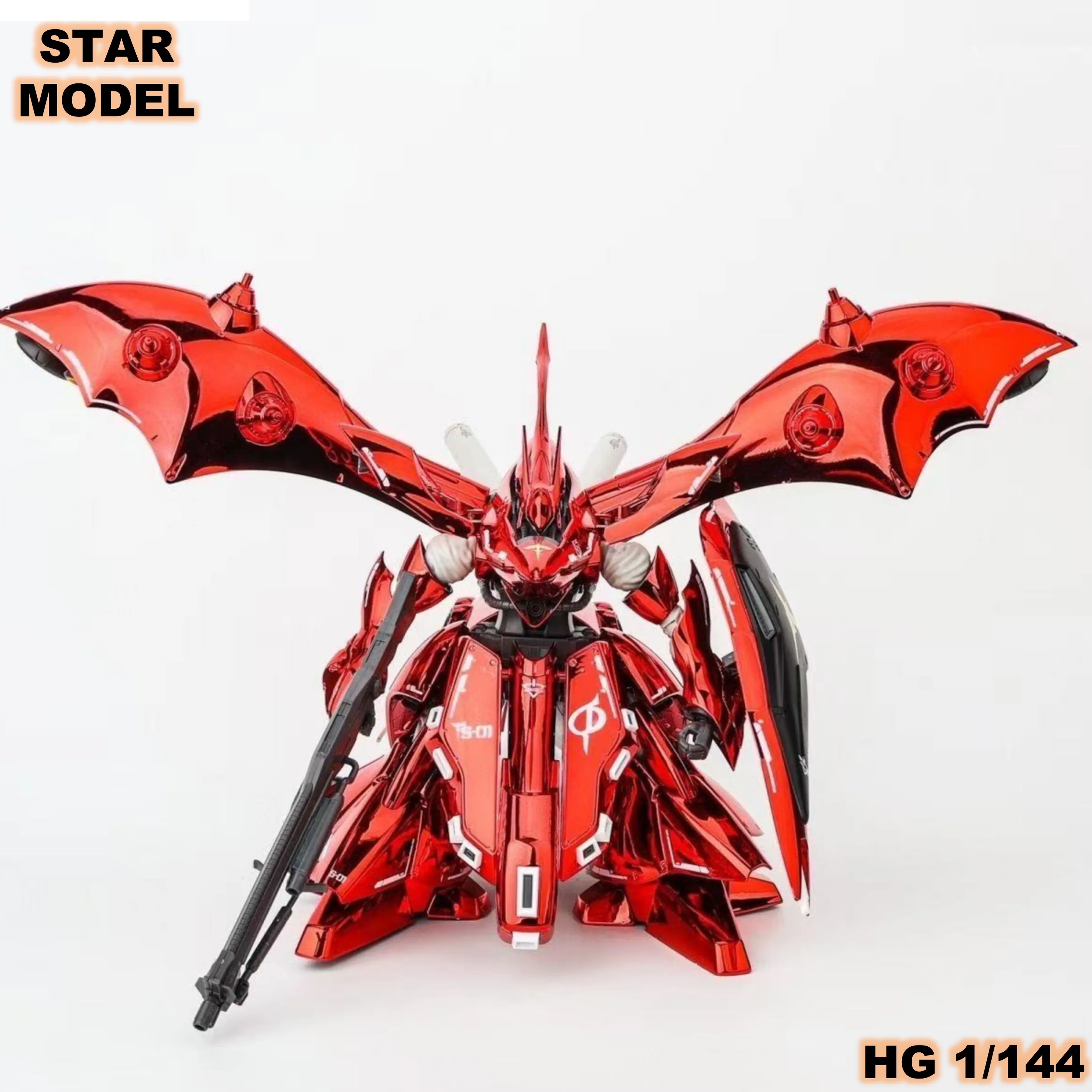 

【In Stock】STAR 1/144 HG Msn-04 II Dull Nightingale Electroplating Assembly Model Kit Anime Action Figure Robot Plastic Model Toy