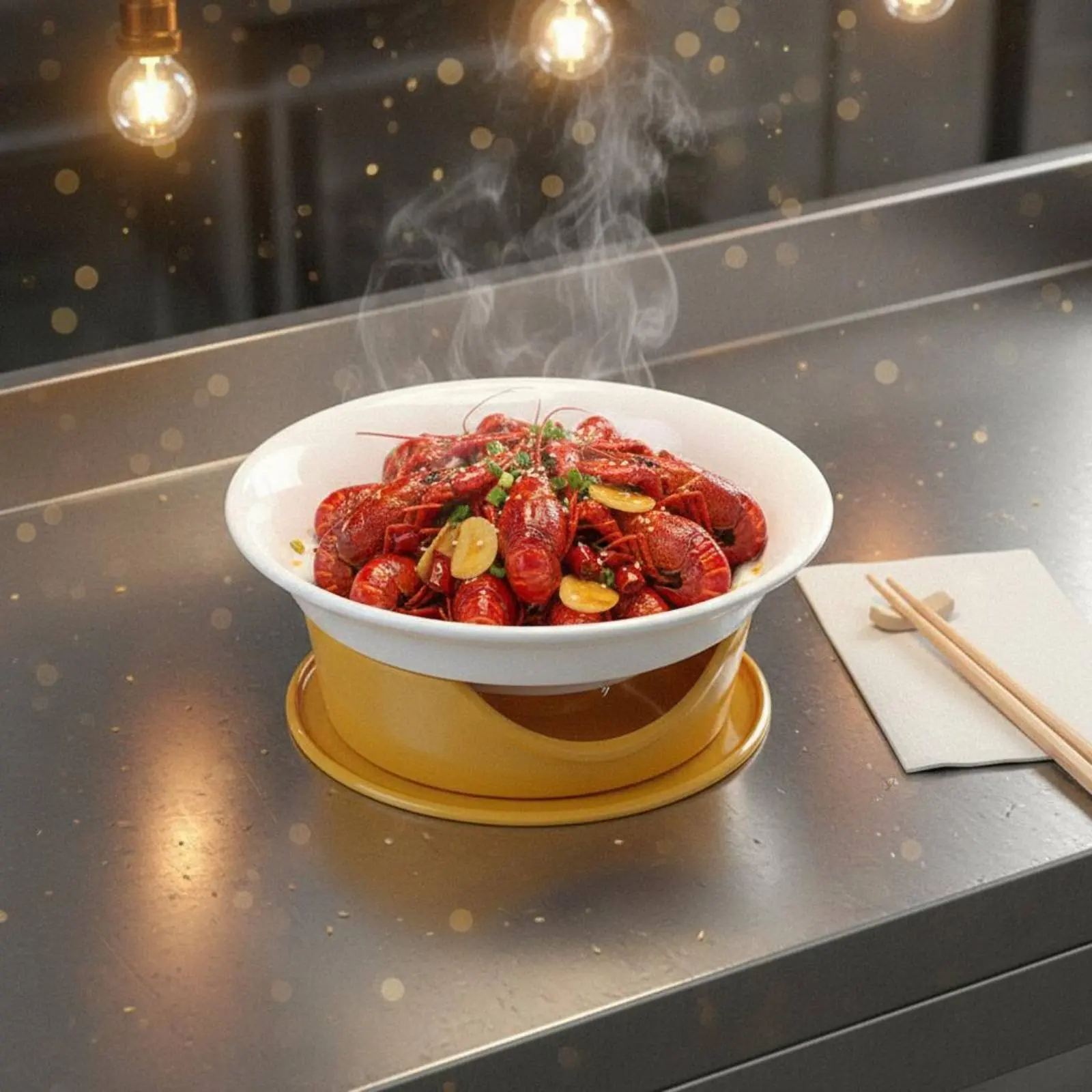 Melamine Deep Serving Bowl Easy to Clean Commercial Plastic Bowl Restaurant Tableware Stackable for Food Vendors