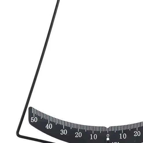 Wing Angle Meter Goniometer 0-50 Degree CNC Aluminum Alloy Aileron Gauge For RC Fixed Wing Aircraft Model Flight Testing Tool