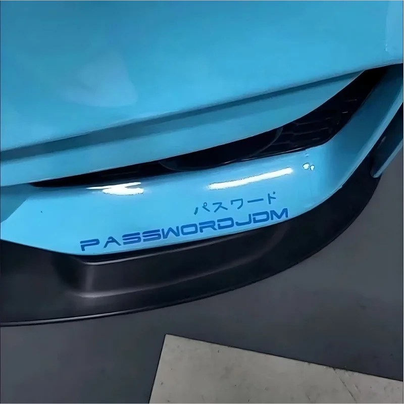 الجبهة مجرفة ملصق مائي PASSWORDJDM مصباح الحاجب الخلفي ديكور السيارات حافة ملصق تحدها شخصية للسيارات اليابانية #5