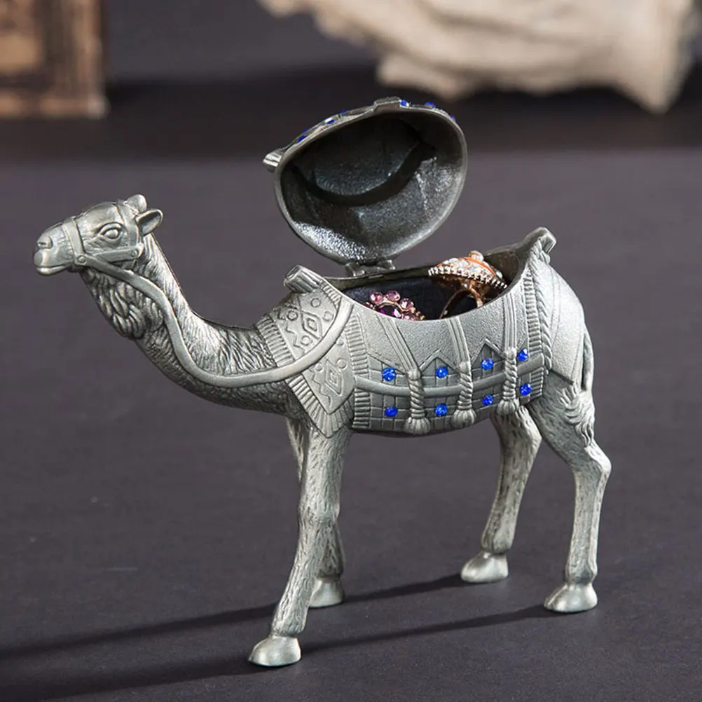 

Camel Shaped Jewelry Box 12x3 5x9cm Metal Storage Organizer For Rings Necklaces Trinkets Home Decor Accessories Display