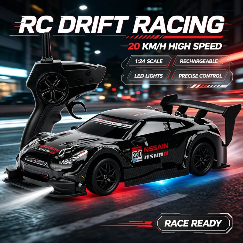 Rc Hobby Action - 2.4G Remote Control Racing Car 1:24