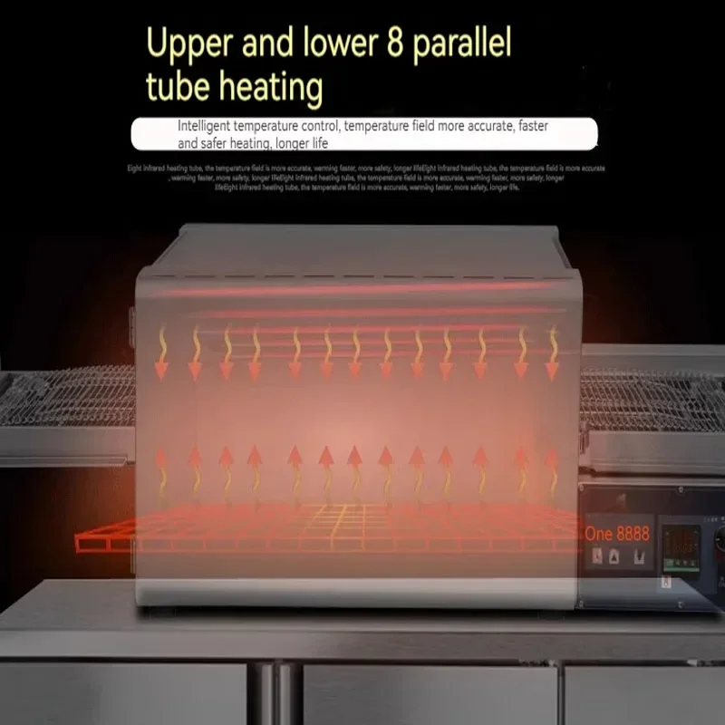 220V Patek Saint-1 14-20as China Burger Furnace Smart Pizza Electric Overse Commercial Guochao Burger Furnace 6.4KW