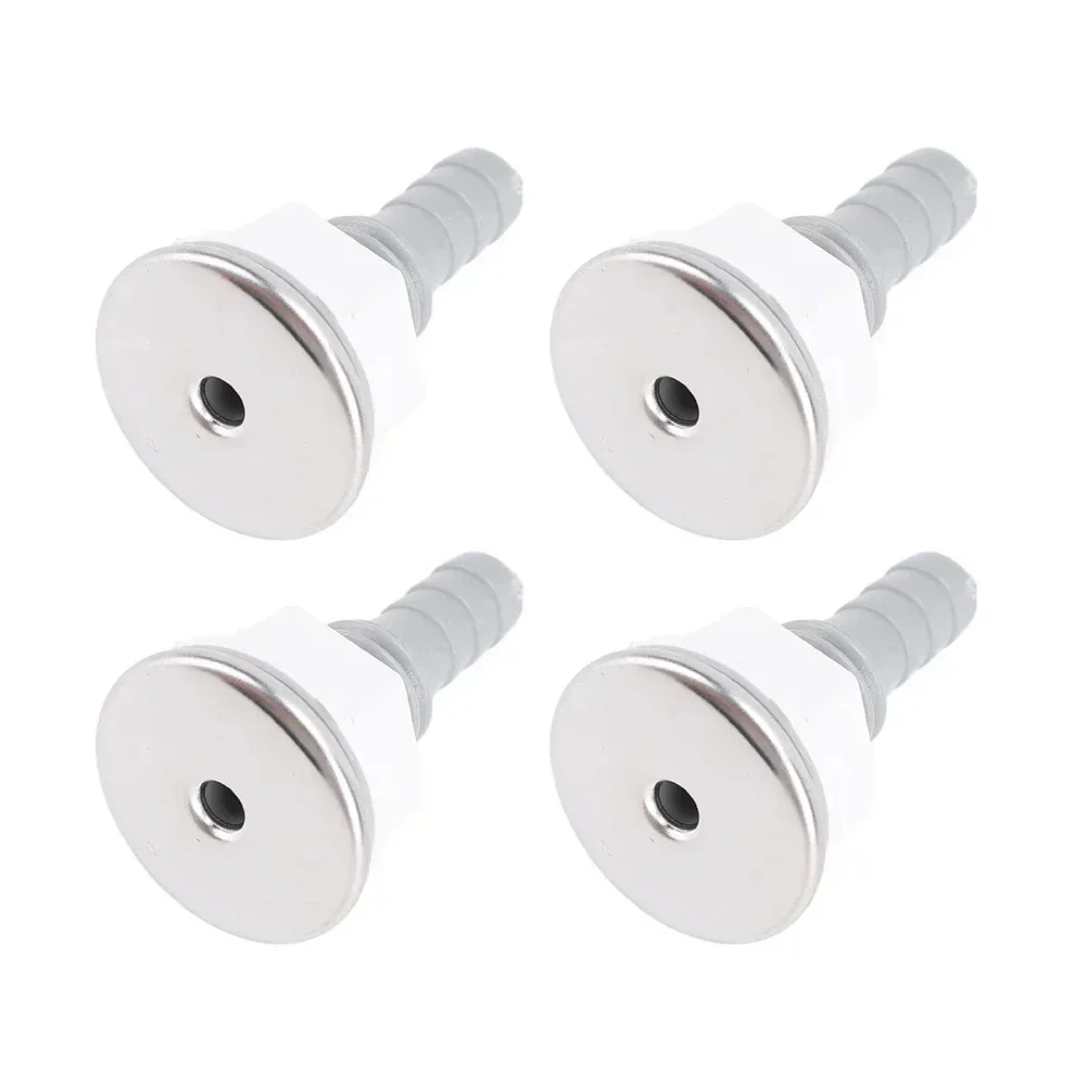 4pcs Bathtub Bubble Jet Nozzle SPA Bathtub Straight Bubble Jet Nozzle Bathtub Air Nozzle Replacement For Hot Tubs Swimming Pools