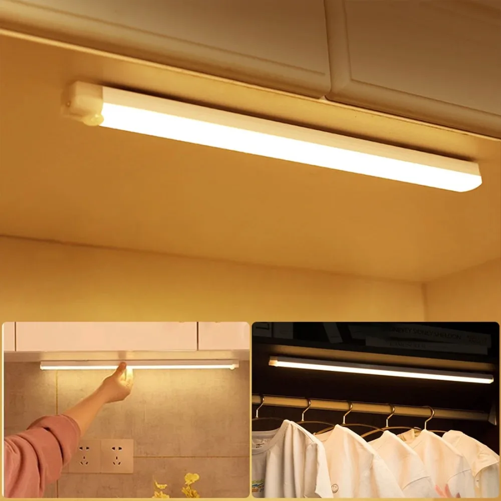 

USB Hard Light Bar with Motion Sensor - Adjustable Length for Living Room, Bedroom, Kitchen & Hallway Lighting