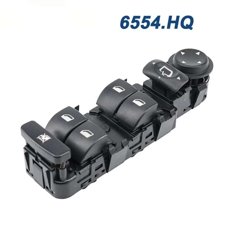 

6554.HQ For Peugeot 807 Citroen C5 C8 2001-2007 High Quality Driver Left Master Power Window Switch Control Button 6554HQ