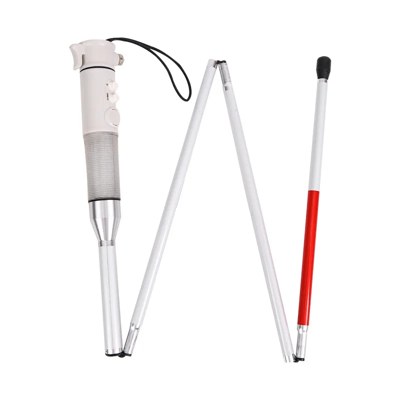 

Fourfold Design Blind Cane Smart Obstacle Avoidance Cane for Home Medical Use Trending