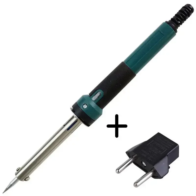 Электрический паяльник с европейским датчиком, тип наружного нагрева 30W40W60W, паяльник с постоянной температурой и индикатором