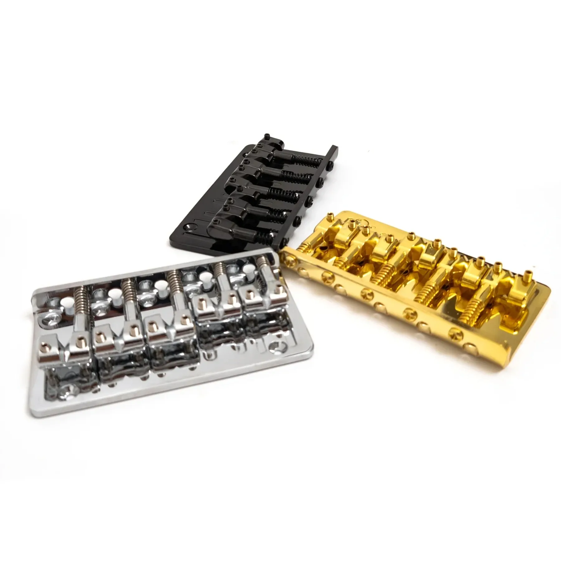 

5 String Bass Bridge Fixed for GIO5 GSR Electric Bass, Chrome/Gold/Black Replacement Parts