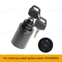 7915492632 Igntion Switch Fit With 2 Keys For Linde Forklift H18,H25,H30,H45,H80,HT30DS