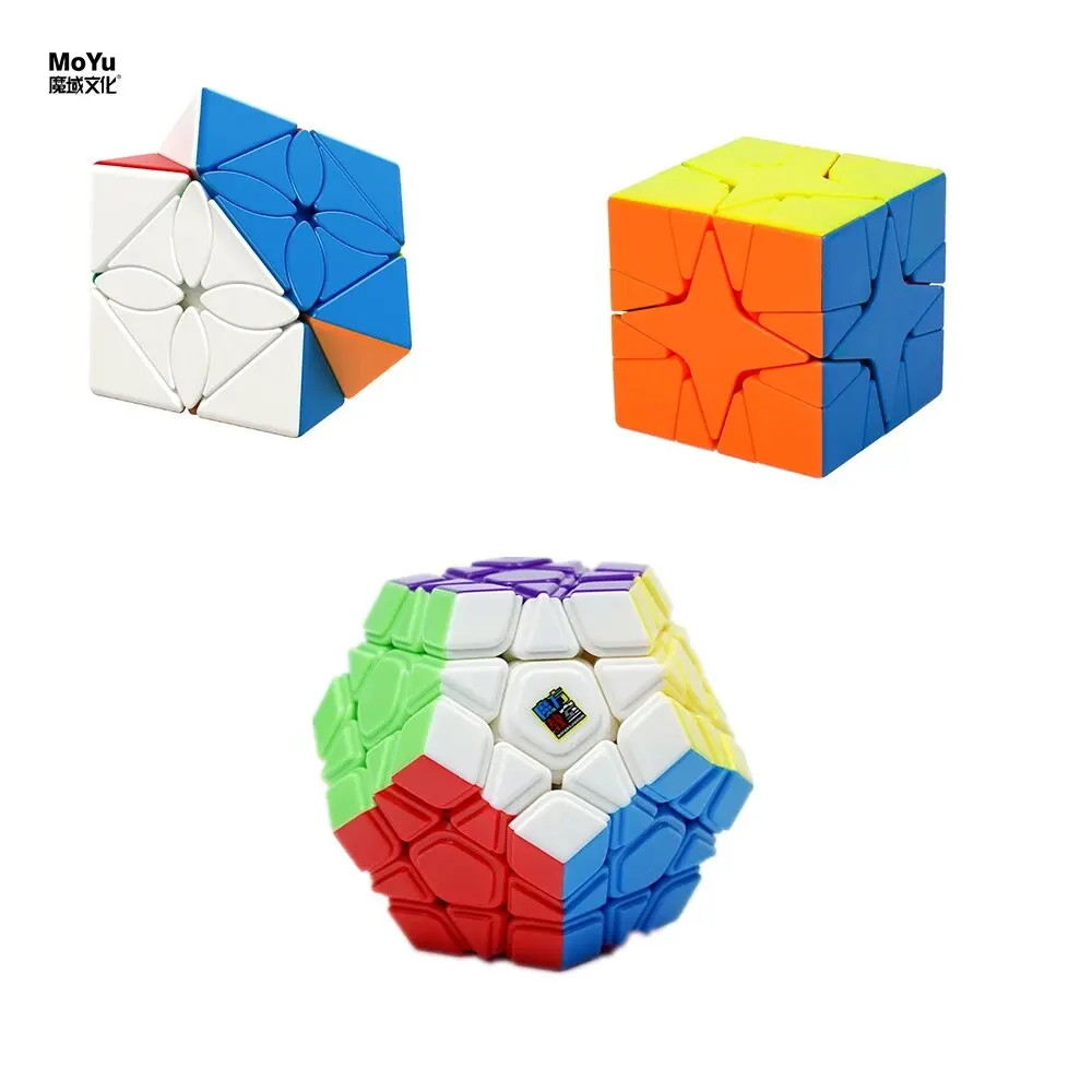 Moyu Meilong Ivy Magic Speed Cube Stickerless Professional Meilong Megaminx Fidget Toys Cubo Magico Puzzle Meilong Polaris