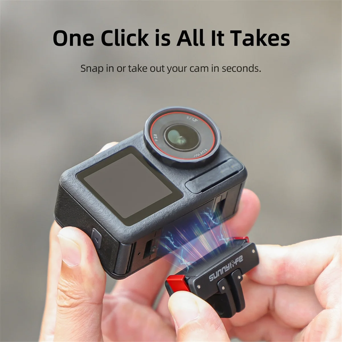 

！Top Sale Quick Release Adapter Foldable Magnetic Two Claw Adapter Action Camera Accessories for Action 5 PRO/4/3/2