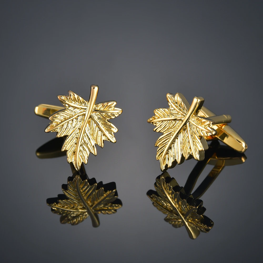 Luxury Gold Color Cufflinks for Gentleman Warrior/Letters/Trumpet/Rugby/Gems/Knot Men Cuff Links Jewelry Men Tie Clips Gifts