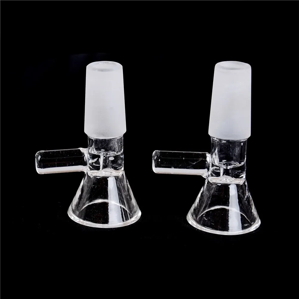 14mm/18mm School Laboratory Glassware Borosilicate Glass Joint Clear Slide Male Glass Bowl w/Handle Funnel Type Bowl Chemistry