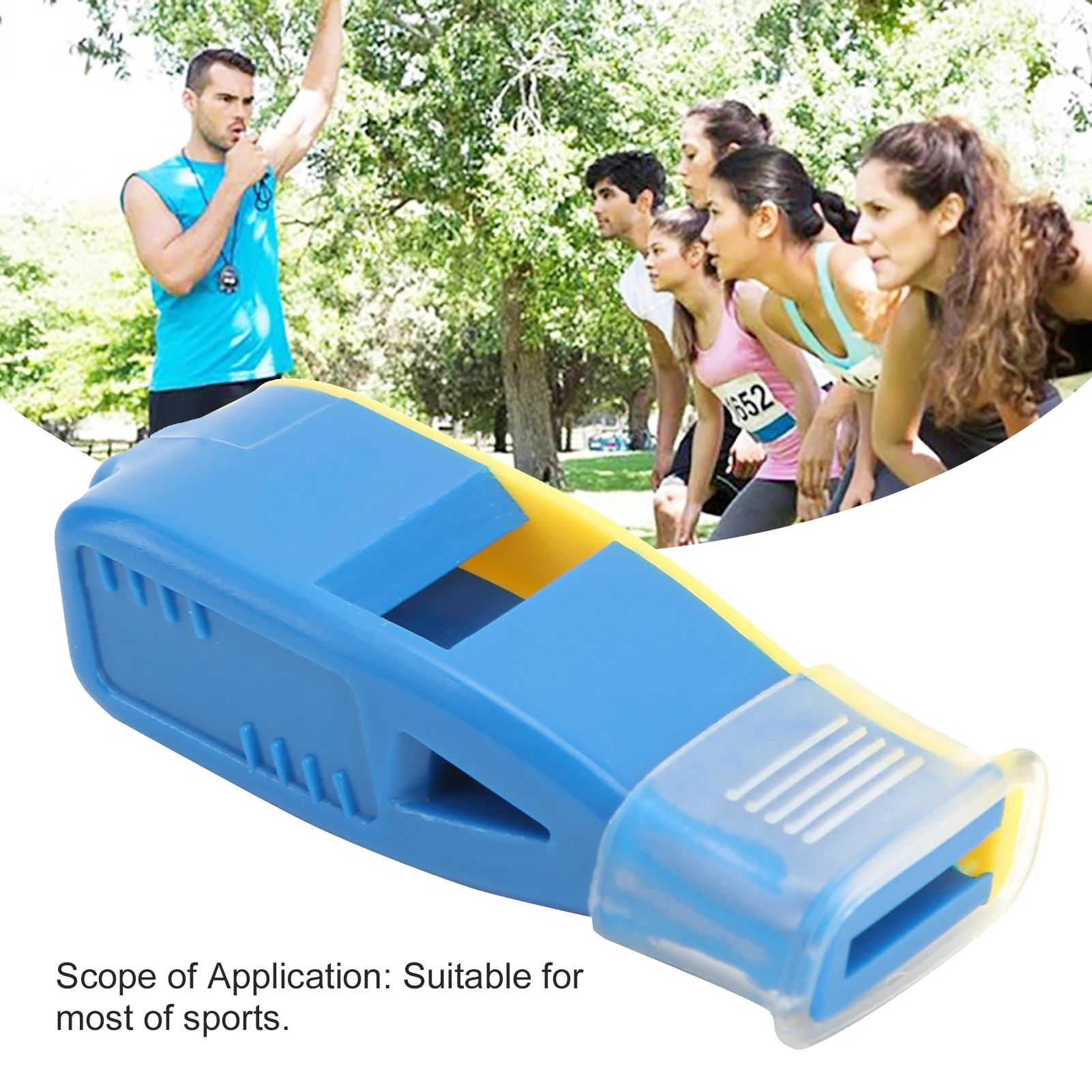 휘슬 크래스프 사운드 경량 수지 휴대용 조절 가능 환경 친화적인 스포츠 휘슬 축구 농구 배구용