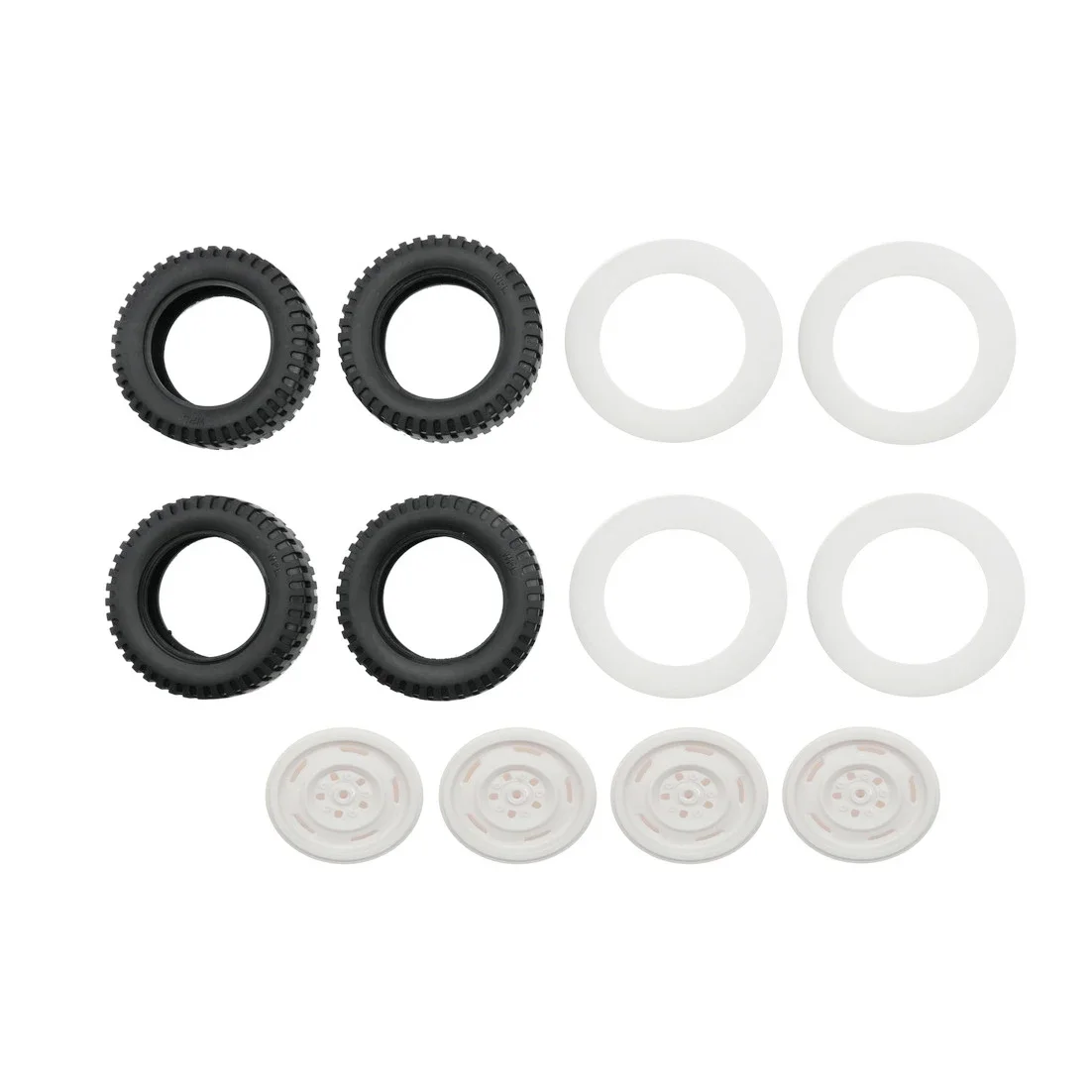 VOOR WPL C84 C94 4 stuks Rubberen Band Wiel Band RC Auto Onderdelen Upgrade Accessoires