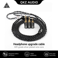 QKZ Q1 MAX 16 Stand 352 Cores OFC Silver Plated MMCX QDC KZ C Pin Earphone Upgrade Cable for QKZ HBB ZXT AS16 PRO ZSN PRO X PR1