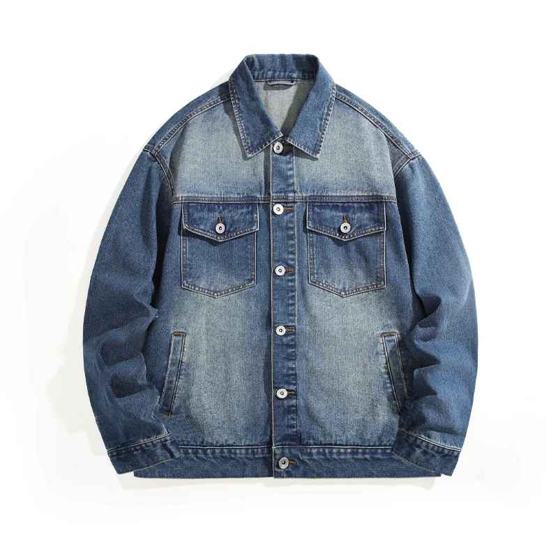 

Men's Casual Workwear Denim Jacket Brand Outdoor Jacket Men's New Korean Version Jacket Trendy Spring Autumn Versatile Clothing