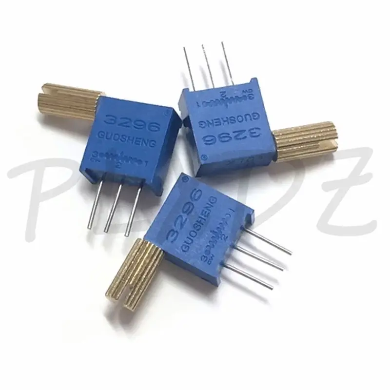 5 Stück 3296x Multi-Turn-Potentiometer 100r 200r 500r 2k 1k 5k 10k 20k 50k 200k 500k k 1m Metalls chaft langer Griff