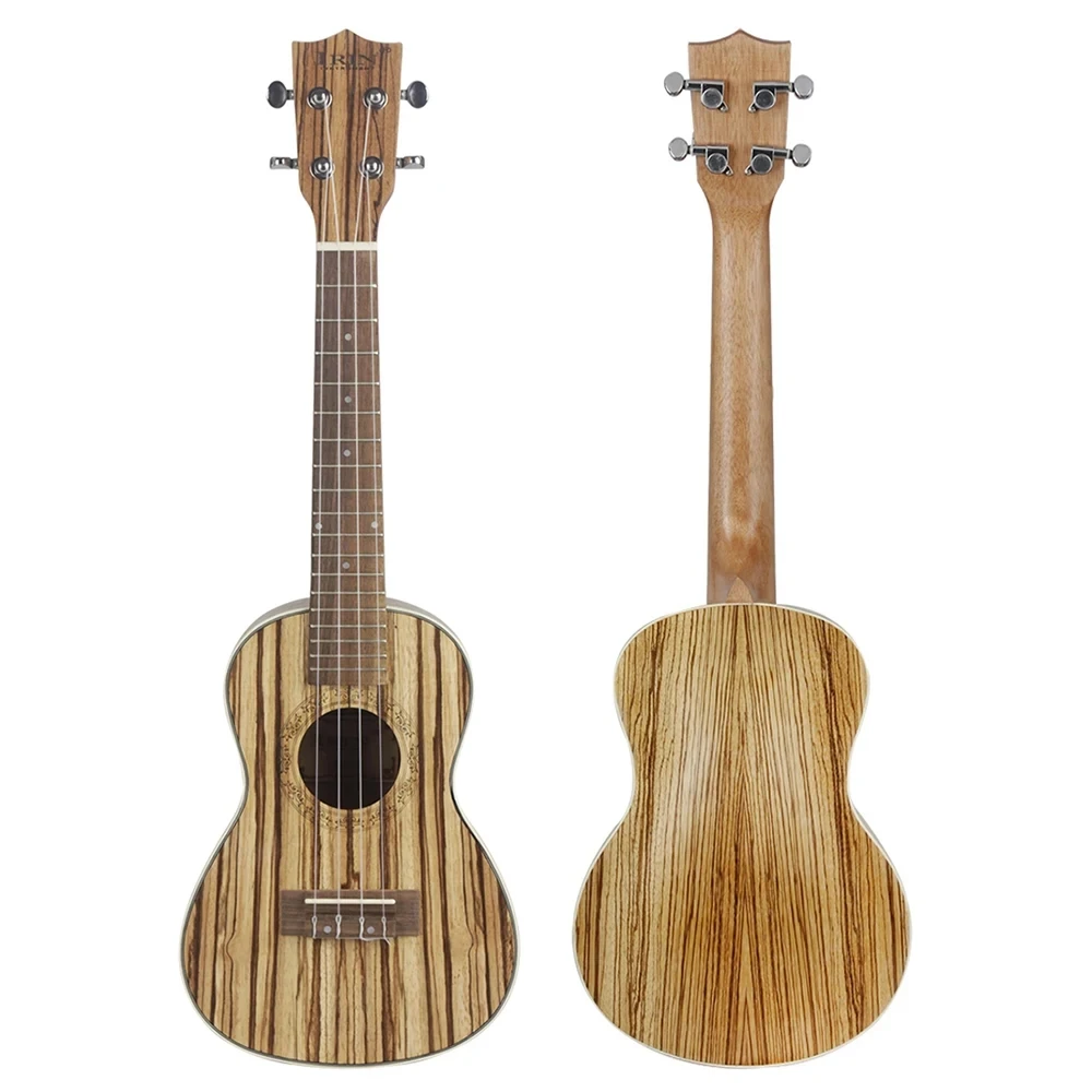 23/26 Inch Ukulele Professional 4 Strings Guitar Zebra Wood Guitarra Ukulele with Case Tuner Capo Strap Guitar Accessories