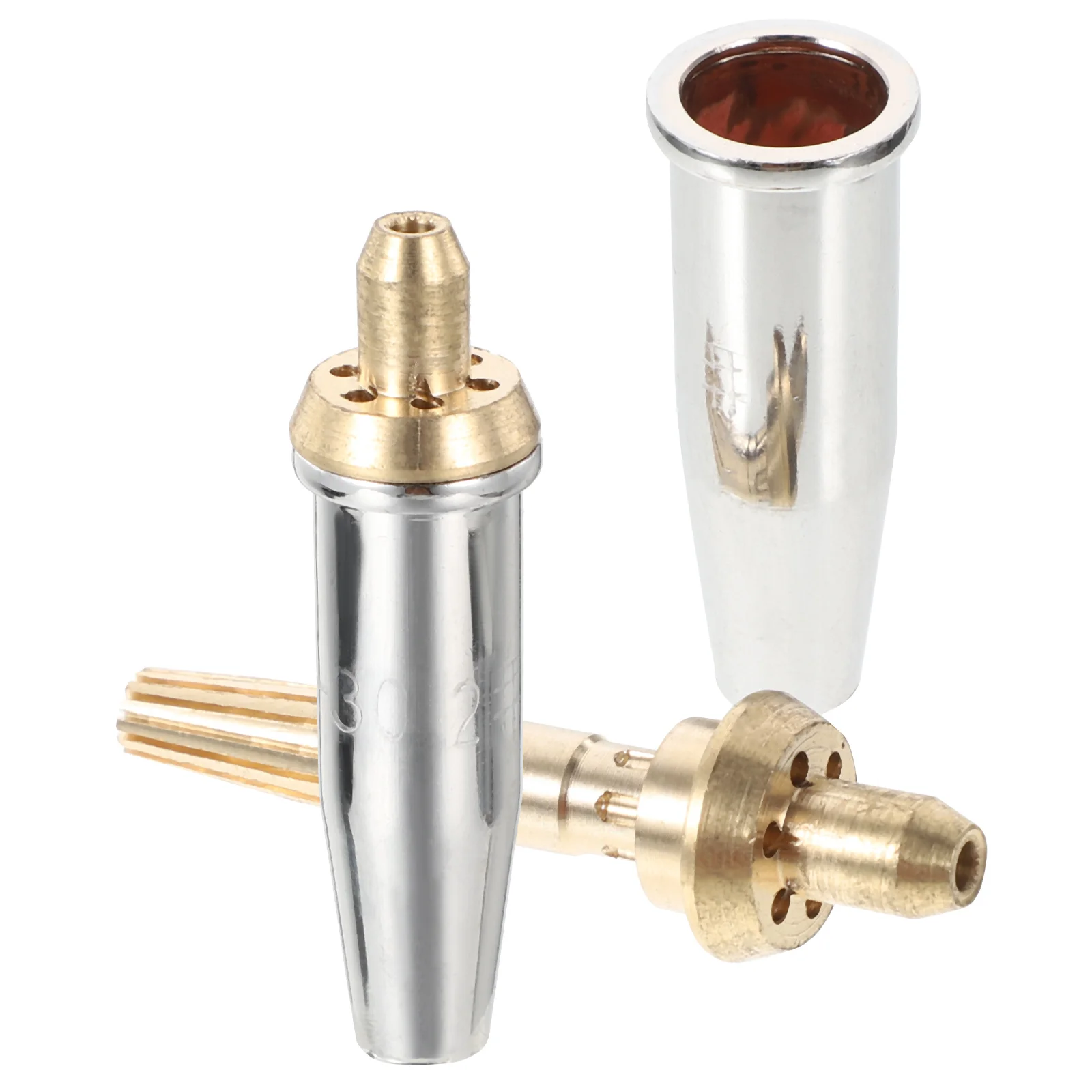 

2 Pcs Propane Cutting Nozzle Tip for Torch Spare Part Heavy Natural Gas Attachment Accessories Tips Duty Copper Welder Contacts