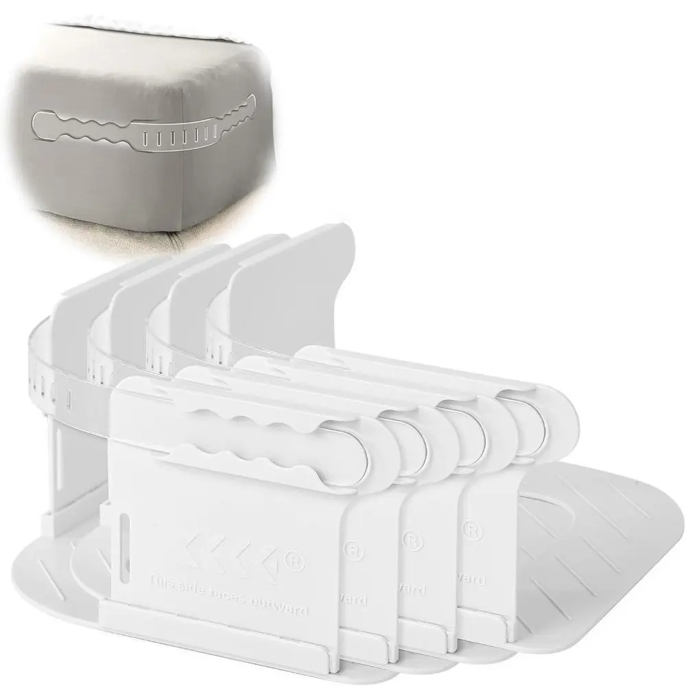4PCS DIY Invisible Bed Sheet Holder Locking Fabric Safe Mattress Gripper Anti-shift Non-slip Bed Sheet Clip Quilt Fixing Tool