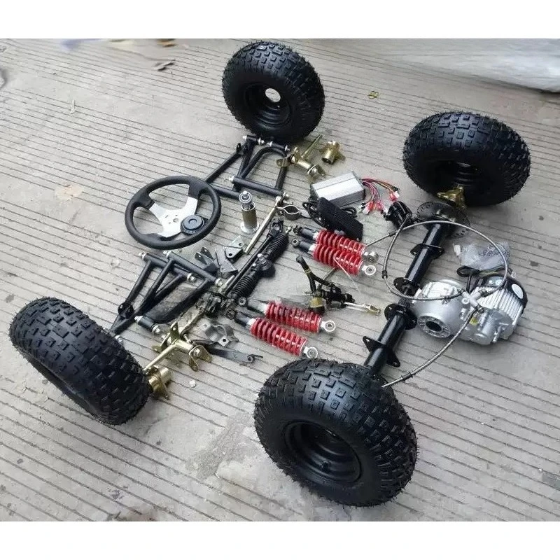 6 Inch Rear Axle Differential Shaft Front Suspension Steering Parts DIY Electric Go Kart Modified Accessories