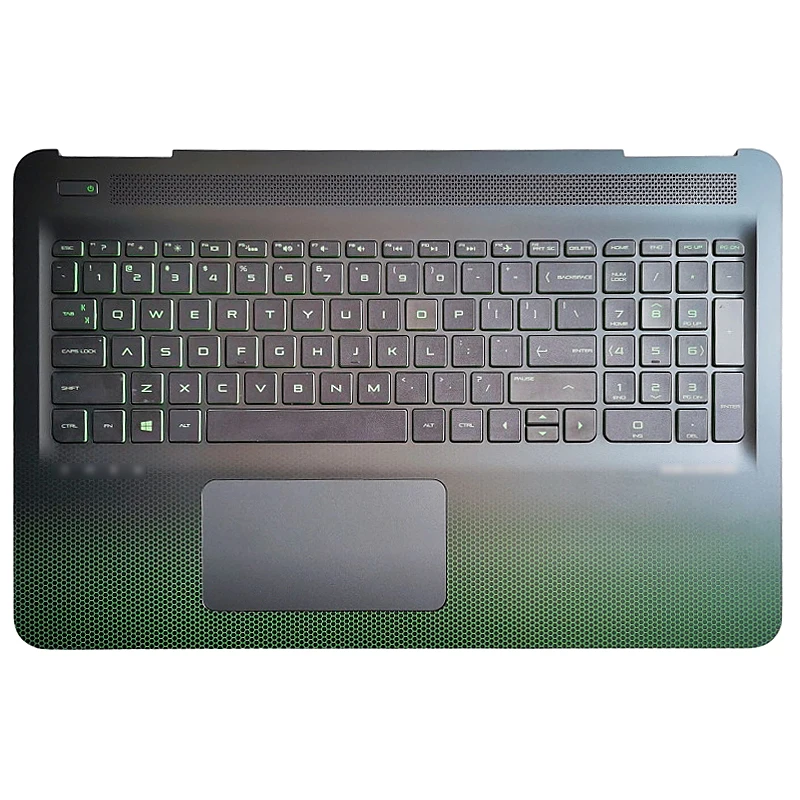 Imagem -06 - Portátil Peças Palmrest Case Capa com Teclado dos Eua Retroiluminado Touc hp ad Original para hp Omen 15-ax 15-dp Tpn-q173 G35 859735001 Novo