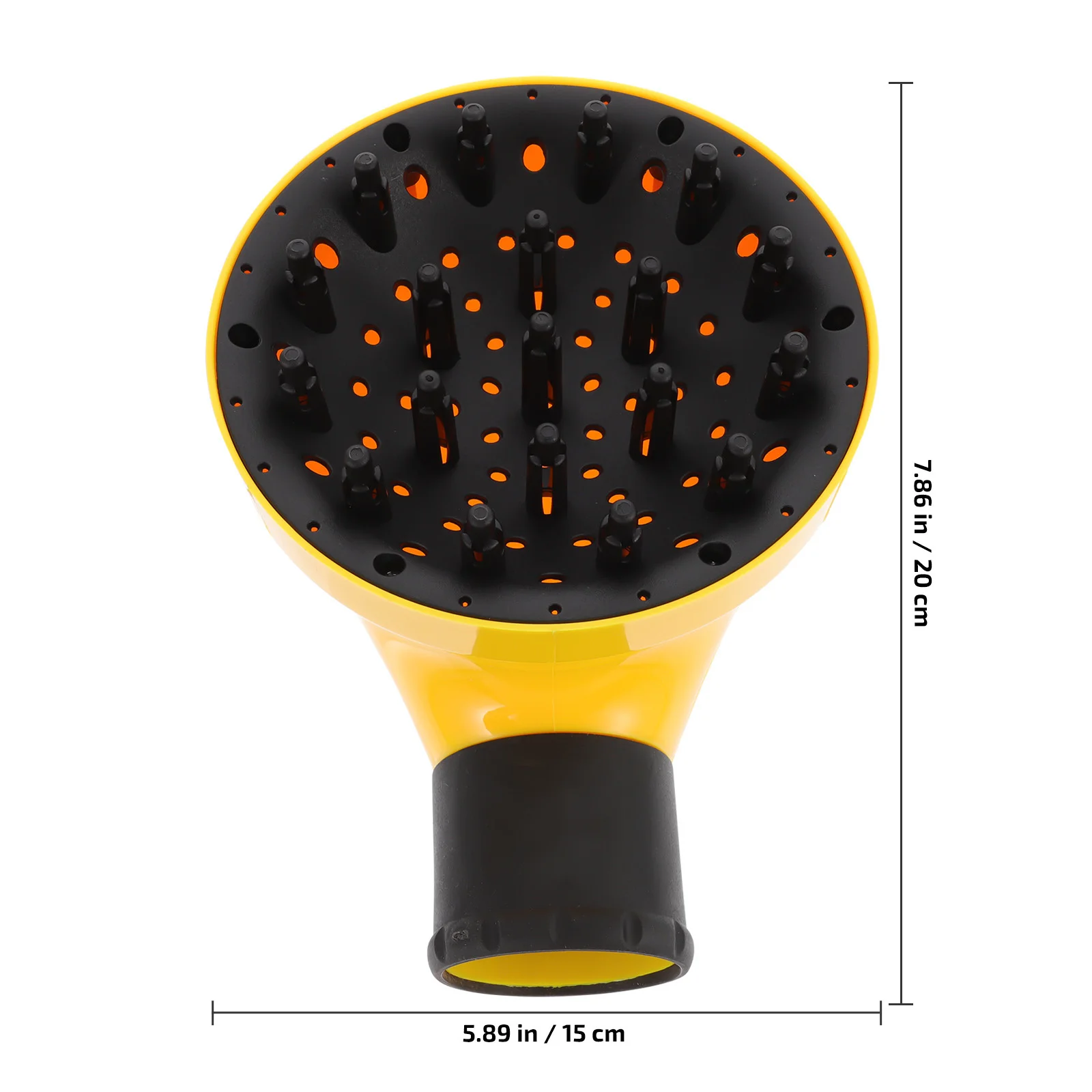 Diffuseur de cheveux en plastique de qualité pour cheveux bouclés et ondulés, résultats durables, facile à transporter, cadeau parfait pour la famille des amis