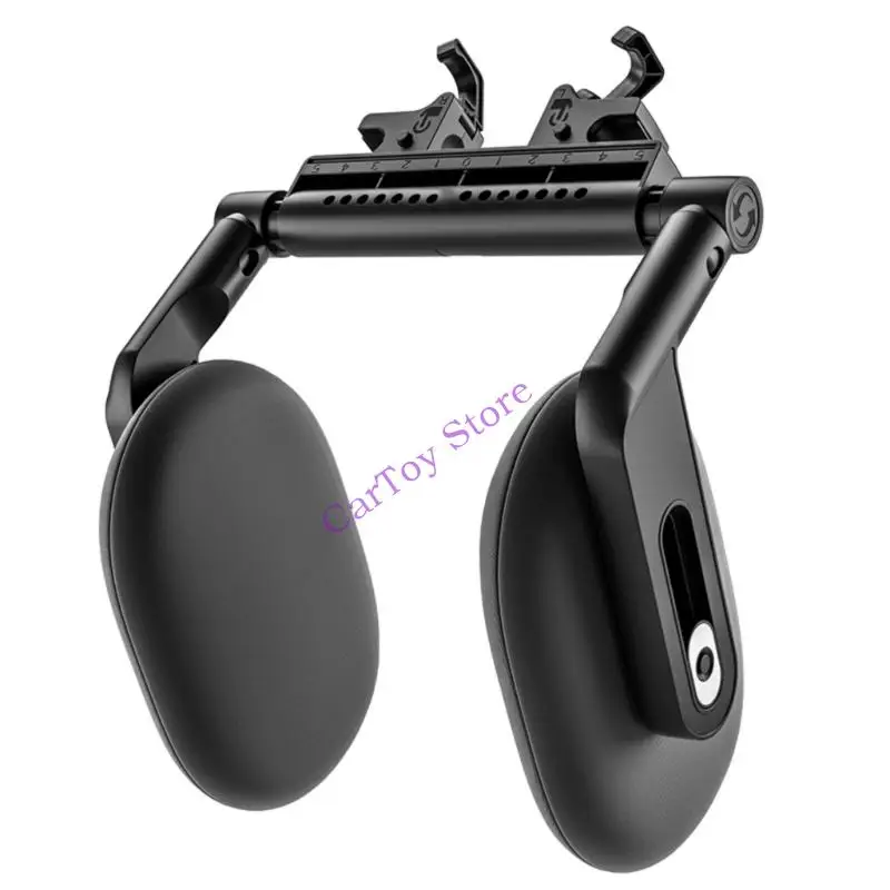 تركيب خطاف مزدوج لمسند رأس السيارة من Memory Spume مريح للاستخدام المنزلي في المكتب #1