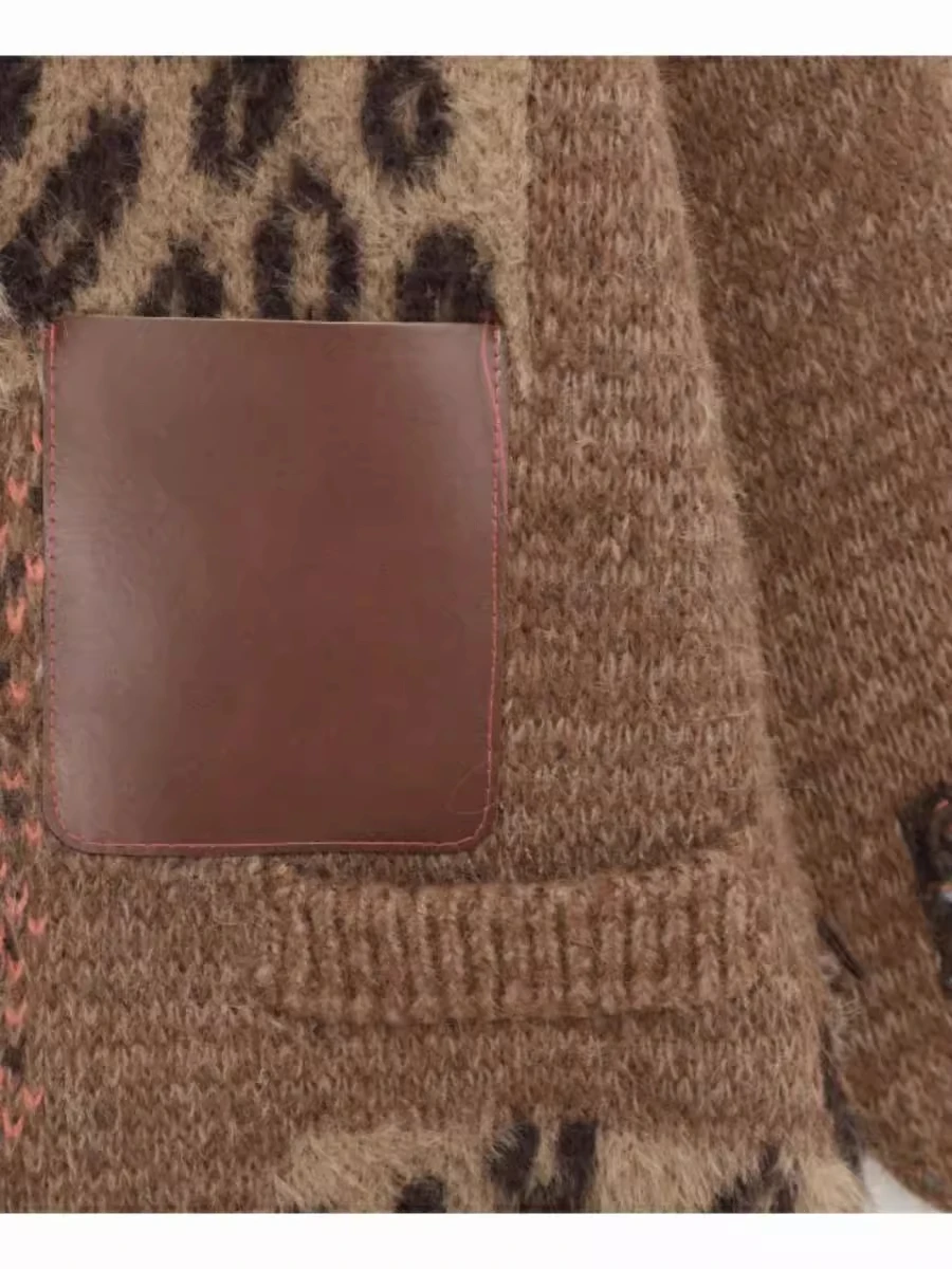 불규칙한 스플라이싱 프레이드 니트 오픈 가디건 여성용 봄 신상 유니크하고 매우 아름다운 스웨터 코트 트렌디한 브이넥 롱 스웨터