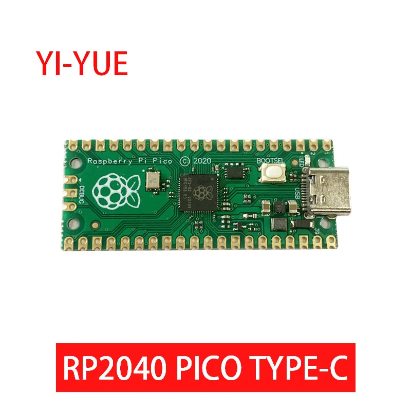 Official Raspberry Pi Pico Board RP2040 Dual-Core 264KB ARM Low-Power Microcomputers High-Performance Cortex-M0+ Processor