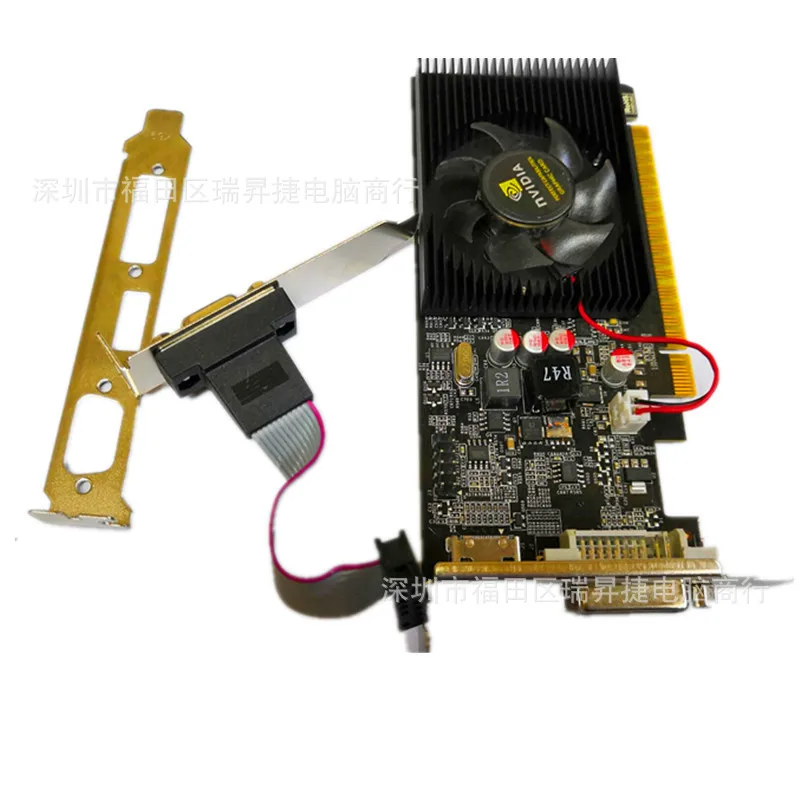GT730 4g 740 2G DDR3 small chassis bright computer graphics card 610 210 1G knife card half height