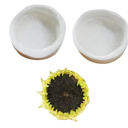 1PCS Sunflower with Seeds Petal Flower Silicone Veiners Molde Silicona Leaf Cake Decorating Tool Fondant Sugar молды силиконовые