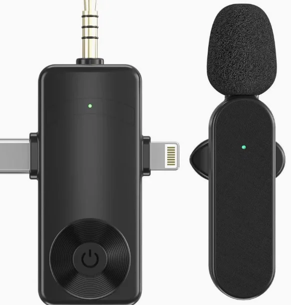 The new one-to-four wireless collar clip radio noise reduction microphone can sing live