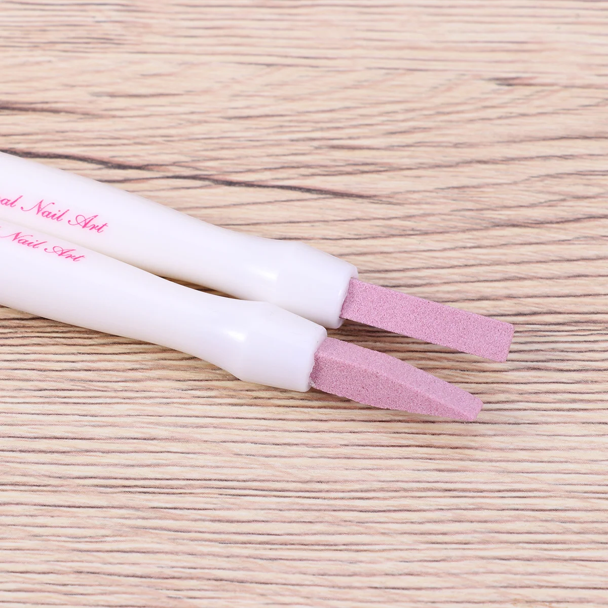 2 قطعة مزدوجة نهاية ملف الأظافر أداة العناية مانيكير إزالة الجلد الميت تلميع القلم مسمار التلميع عصا دائم المحمولة #3