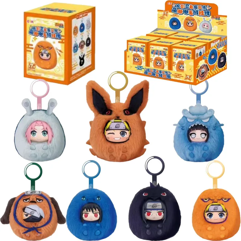 Nuevo en Stock Original Eaki Naruto Uzumaki Naruto Haruno Sakura Uchiha Sasuke caja ciega lindos personajes de Anime Dudu son juguetes regalos