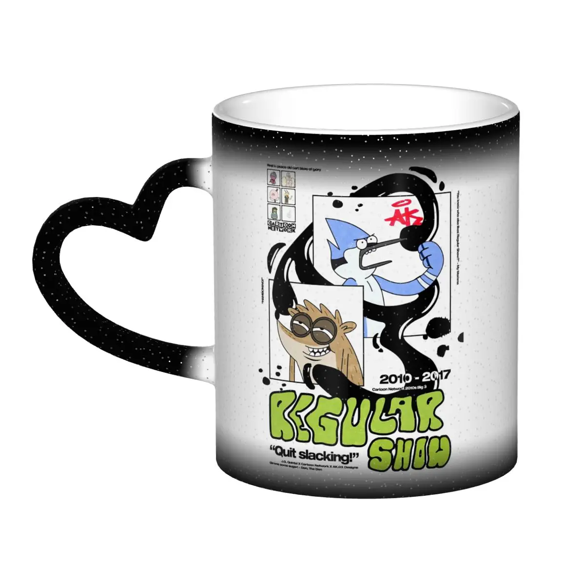 Mordecai And Rigby Regular Show Cartoon Characters Graphic Mug Ceramic Coffee Cups Tea Mugs Milk Cup Drinkware Gift for Friends