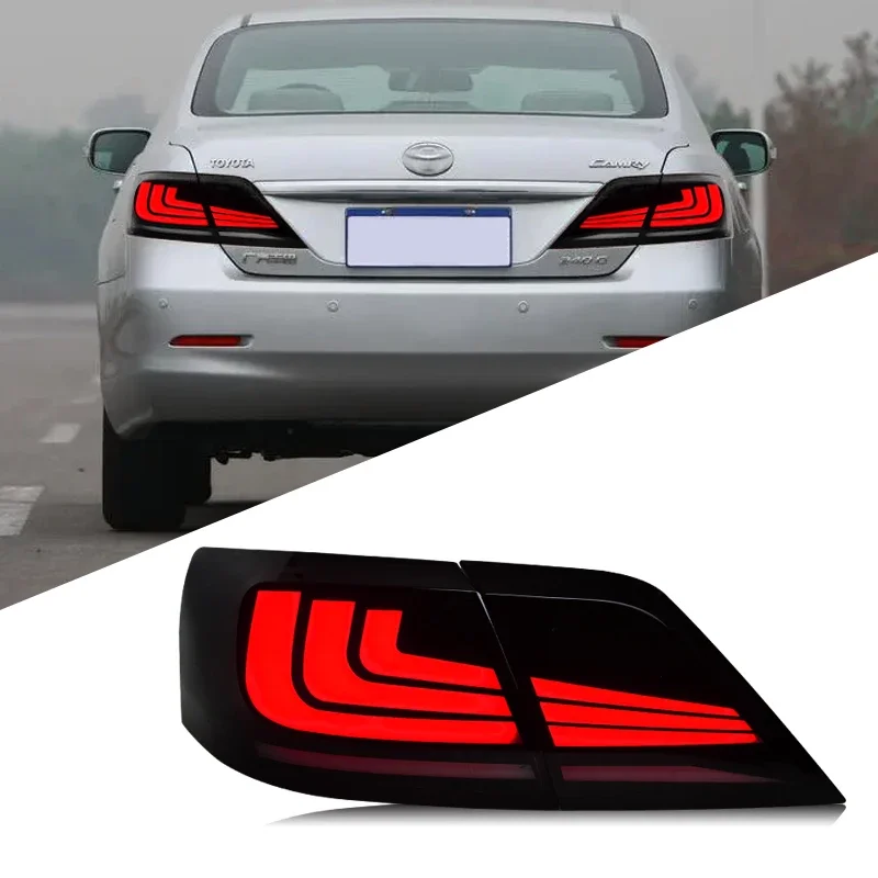 

Автомобильный светодиодный задний фонарь, аксессуары для Toyota Camry 2006-2014, автоматический задний противотуманный фонарь DRL, стоп-сигнал, указатель поворота Plug and Play
