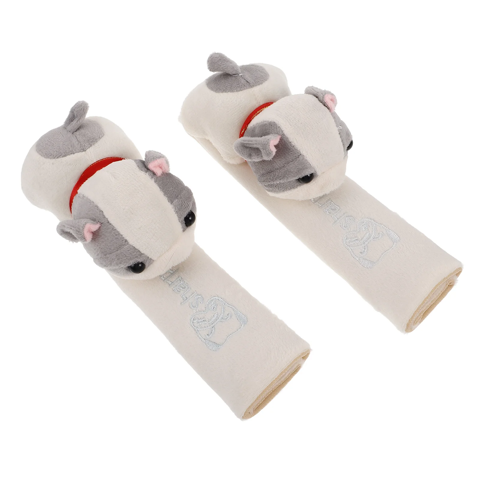 

2Pcs Shoulder Pads Cute Cartoon Dog Design Soft Safety Covers Comfortable Shoulder Strap Protectors