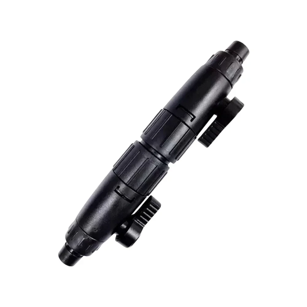 

Aquarium Filter Quick Disconnect Connector with Integrated Shut Off Valve for Easy Hose Detachment and Maintenance