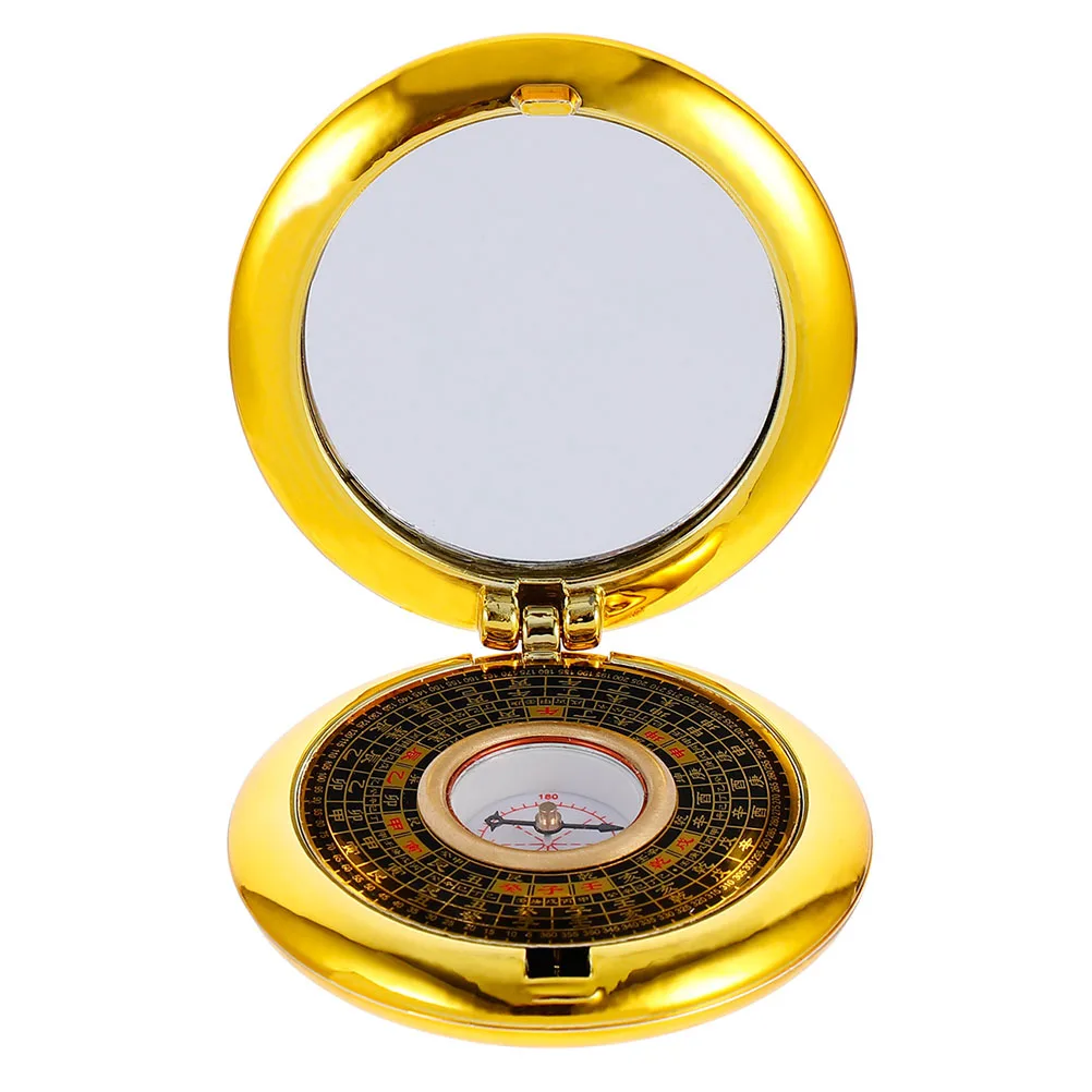 

Mini Metal Compass Retro Polished Multi-functional Orienteering Tool for Hiking Camping Outdoor Activities Accurate Directional