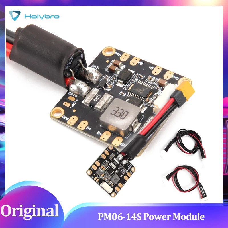 

PM06 V2 14S Power Module - High-Precision Battery Monitor for FPV Drones, 0-120A Current Sensor, CAN Bus Telemetry, 58.8V Max